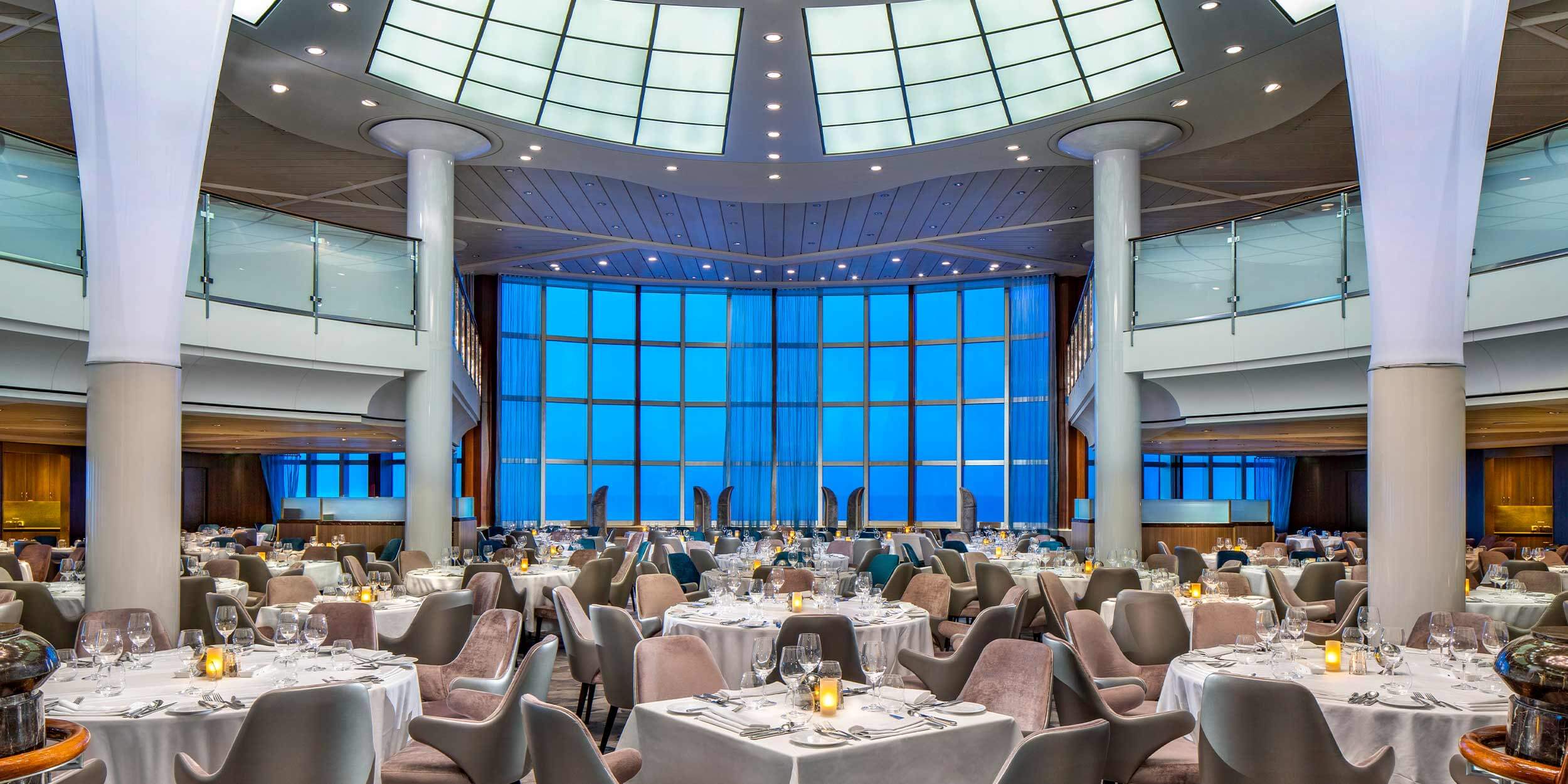 main dining hall on celebrity infinity